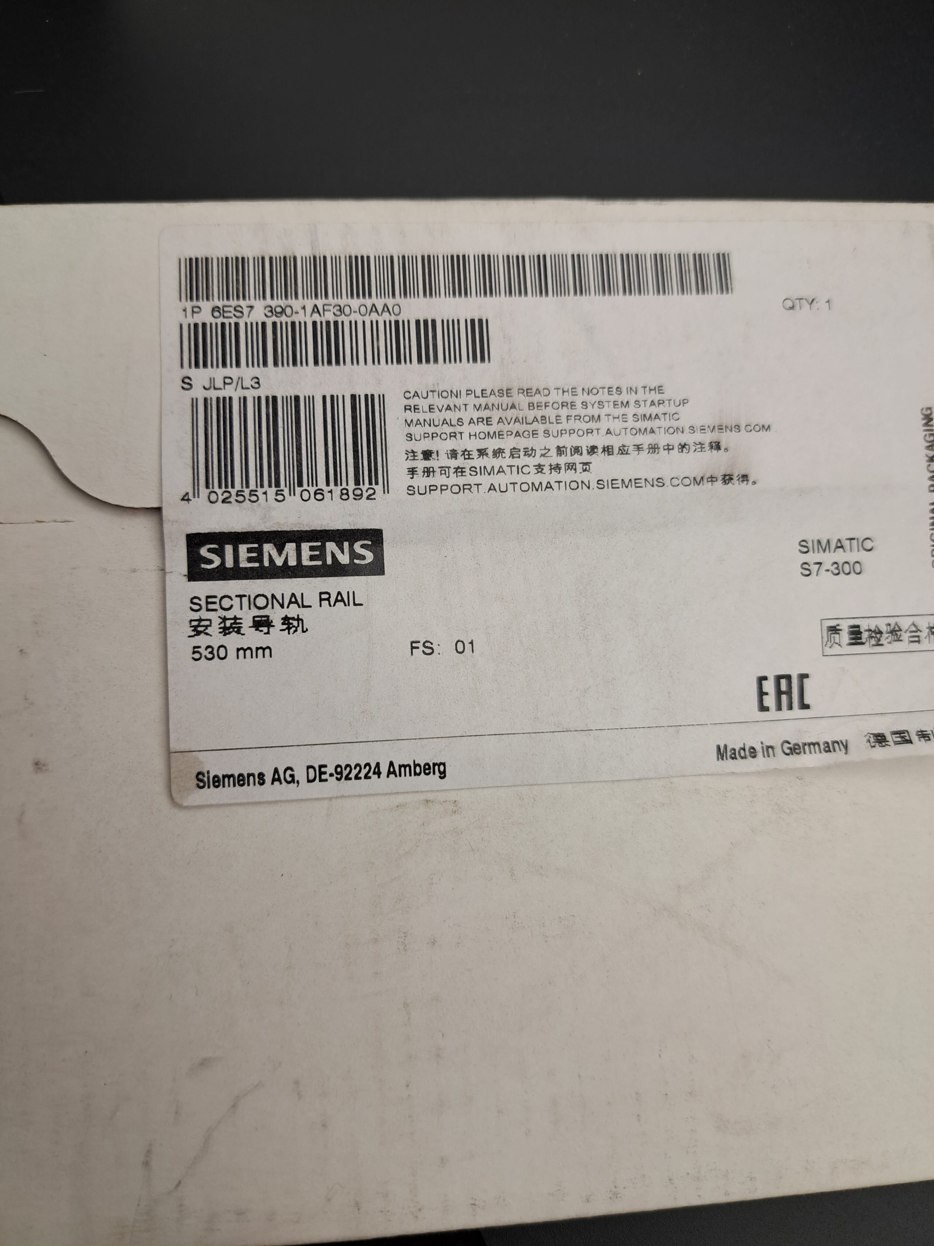 6ES7390-1AF30-0AA0-B
